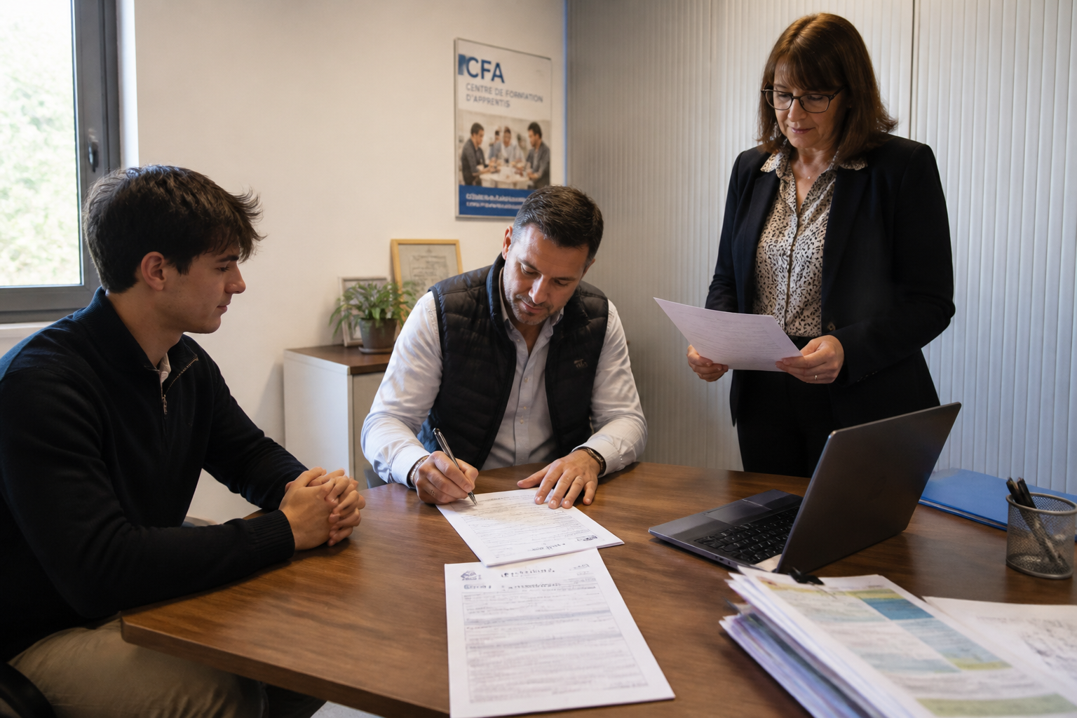 Contrat d’apprentissage : qui signe quoi et quels documents fournir
