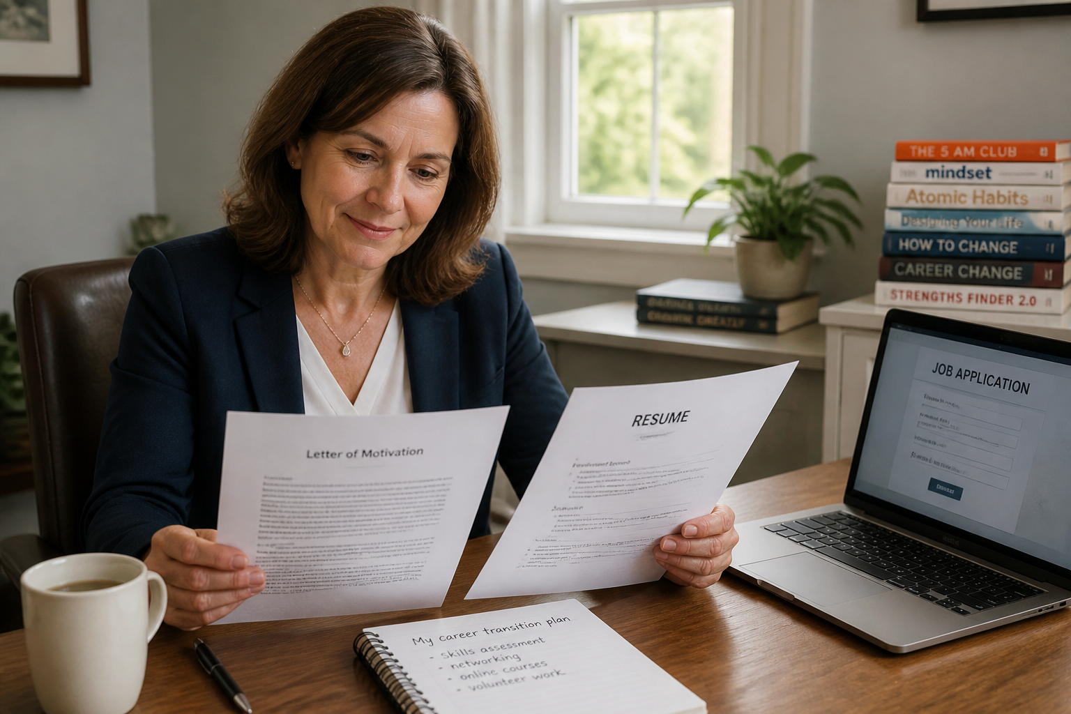 Lettre de motivation pour reconversion professionnelle : structure et exemples utiles