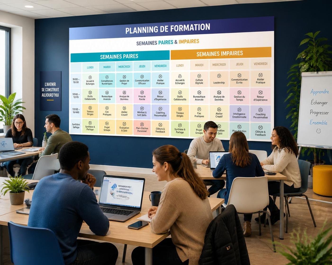 découvrez comment organiser efficacement la formation en alternant les semaines paires et impaires pour maximiser l'apprentissage et améliorer les résultats.