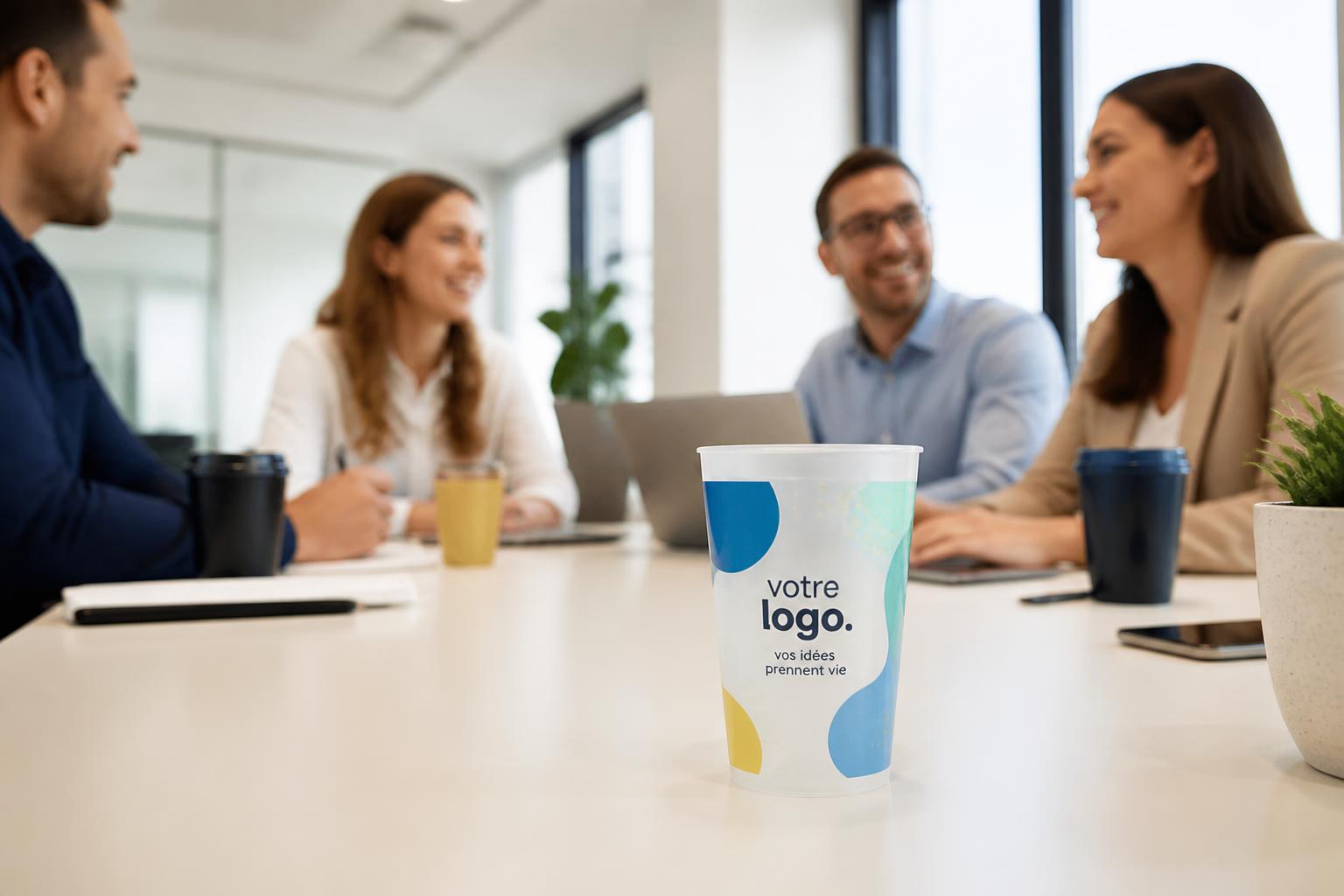 découvrez les gobelets réutilisables personnalisés, l'option écoresponsable idéale pour vos objets publicitaires. alliez promotion et respect de l'environnement avec style et originalité.