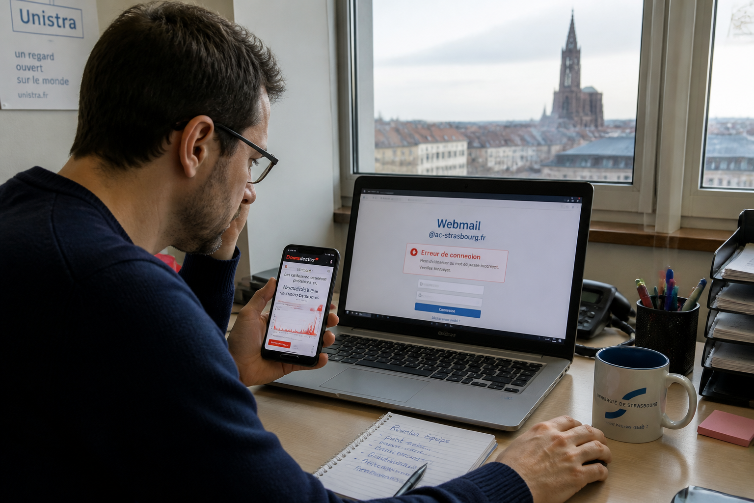 Messagerie académique Strasbourg : accès, problèmes courants et solutions